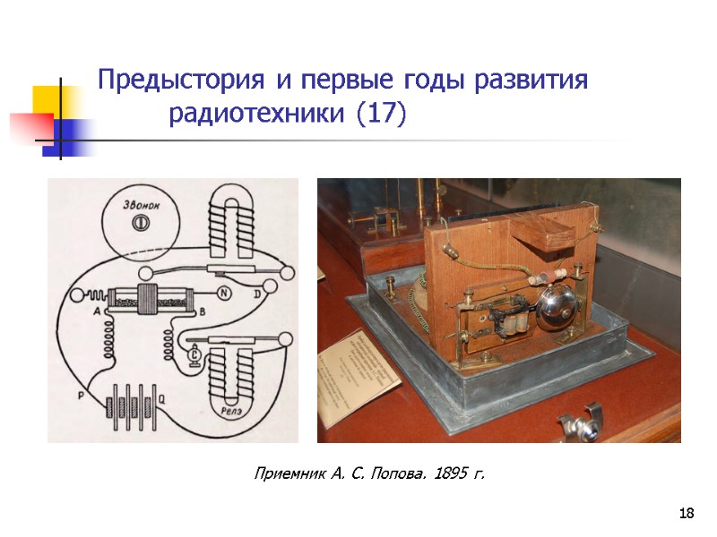 18 Предыстория и первые годы развития  радиотехники (17)     